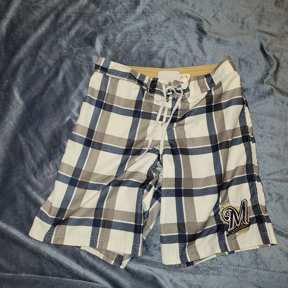 Milwaukee Brewers Swim Trunks size s